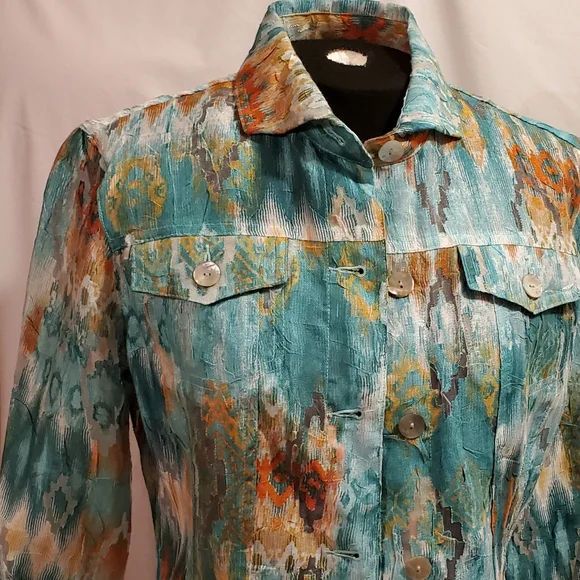 LIGHTWEIGHT SUMMER JACKET. RUBY ROAD, SIZE 8 - Picture 5 of 7